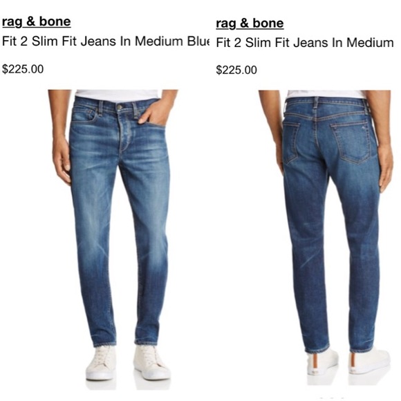 rag and bone fit 2 slim leg